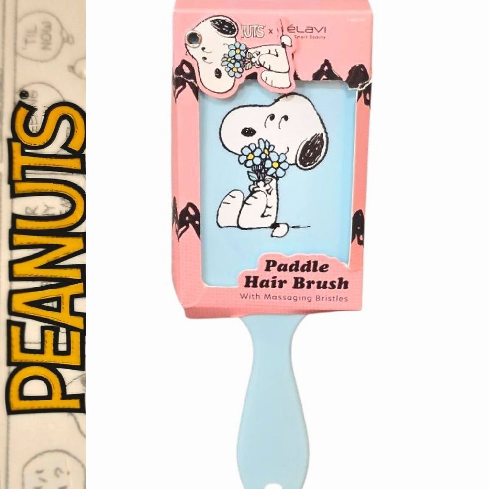 Celavi X Peanuts Paddle Hair‎ Brush w/Massaging Bristles